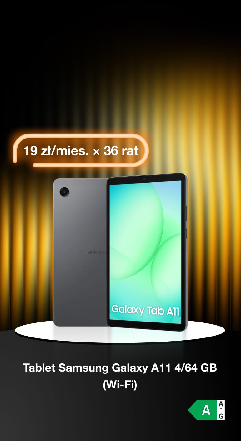 Tablet Samsung Galaxy A11 4/64 GB (Wi-Fi) – 19 zł × 36 rat