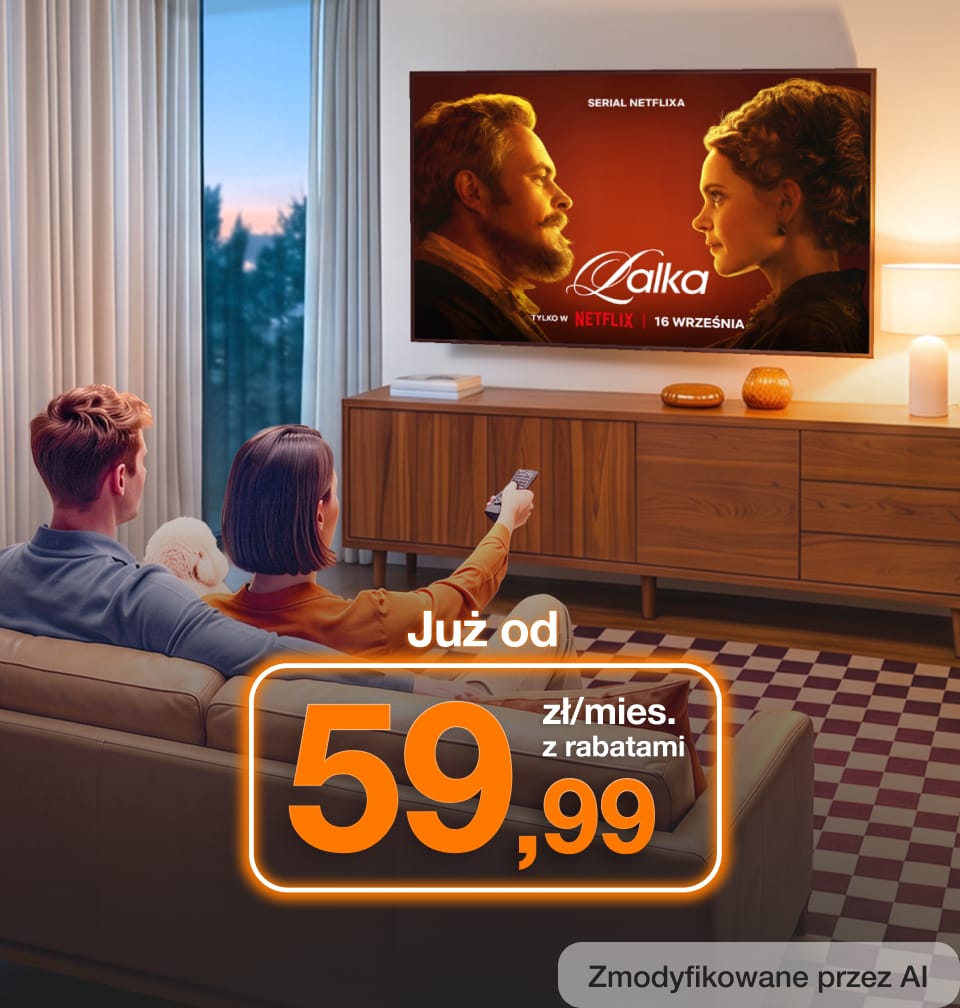 Światłowód z Netflixem od Orange